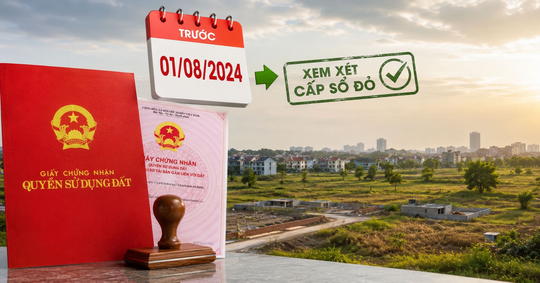 Tin vui cho người đang “kẹt” sổ đỏ? Xuất hiện đề xuất đáng chú ý với đất vi phạm trước 1/8/2024
