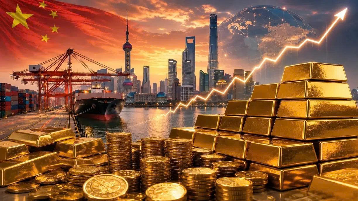 Vàng càng đắt, Trung Quốc càng “gom”? 8 tháng nhập hơn 1.100 tấn, tăng 72%