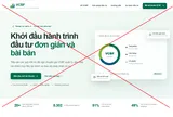 UBCKNN cảnh báo website giả mạo Quỹ đầu tư Vietcombank, dẫn dụ người dùng nạp tiền