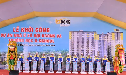 Bcons khởi công nhà ở xã hội và trường học tại Bcons City Life, bổ sung 802 căn hộ cho người lao động