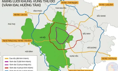 Đề xuất đầu tư gần 288.300 tỷ đồng làm Vành đai 5 - Vùng Thủ đô