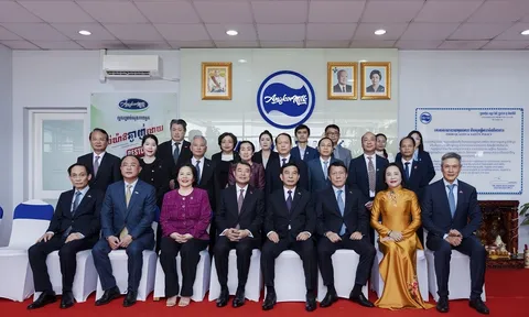 Uỷ viên Bộ Chính trị - Thủ tướng Chính phủ Lê Minh Hưng thăm Angkomilk, dấu ấn đầu tư Quốc tế của Vinamilk