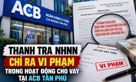 Thanh tra NHNN chỉ ra vi phạm trong hoạt động cho vay tại ACB Tân Phú