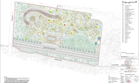 Siêu dự án sông Hồng lộ diện công viên 20ha đầu tiên: Có quảng trường nhạc nước, làng nghề và không gian sinh thái