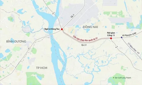 Đồng Nai làm đường trên cao 16.400 tỷ, “giải cứu” quốc lộ 51