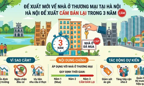 Hà Nội đề xuất cấm bán lại nhà ở thương mại trong 3 năm: Thị trường sắp có “luật chơi” mới?