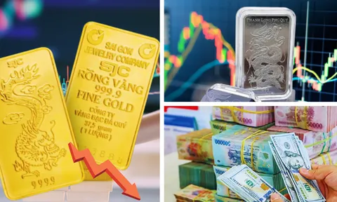 Giá vàng, bạc “rơi” mạnh nhất lịch sử