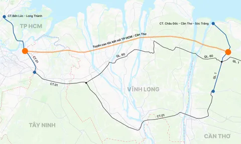 Đề xuất làm cao tốc ven biển TP.HCM – Cần Thơ hơn 68.000 tỷ: mở trục giao thông mới 150km, kết nối thẳng miền Tây