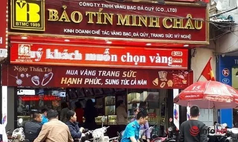 Bảo Tín Minh Châu bất ngờ gỡ bảng giá thu mua vàng PNJ, DOJI chỉ sau vài giờ