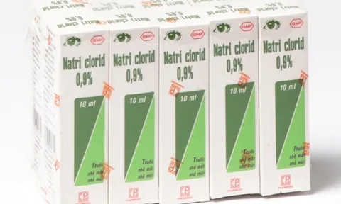 Cảnh báo: Thu hồi toàn quốc thuốc nhỏ mắt Natri clorid 0,9% của Pharmedic do lỗi chất lượng
