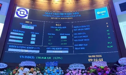 DMX lên sàn HoSE, vốn hóa vượt 100.000 tỷ nhưng lực bán áp đảo phiên đầu