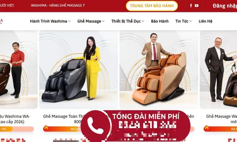 Quảng cáo gây nhầm lẫn, thương hiệu ghế massage Washima bị xử phạt