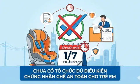 Ghế an toàn trẻ em bắt buộc từ 1/7: Vẫn chưa có đơn vị đủ điều kiện chứng nhận