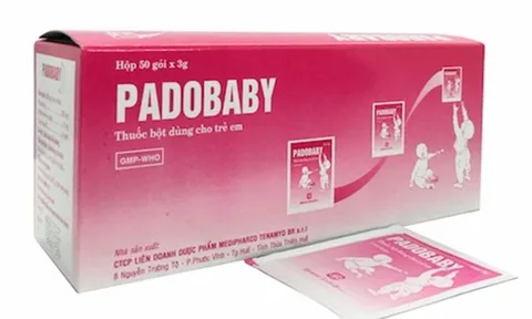 Medipharco bị phạt và thu hồi lô thuốc Padobaby vi phạm chất lượng