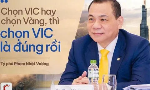 Nghe tỷ phú Phạm Nhật Vượng chọn VIC thay vì vàng: 1 tỷ đồng ngày ấy giờ tương đương 8,5 tỷ