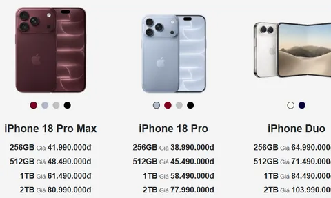 iPhone 18 Pro Max vừa mở đặt trước đã “cháy” suất giao sớm tại Việt Nam
