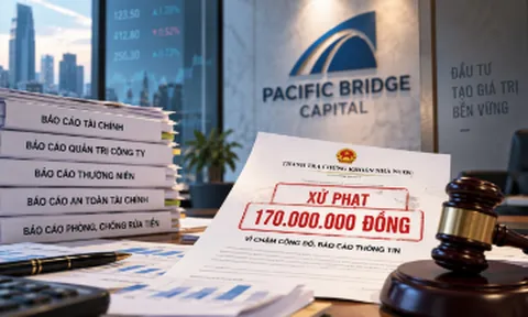 Pacific Bridge Capital bị phạt 170 triệu: Chậm từ BCTC đến báo cáo phòng chống rửa tiền