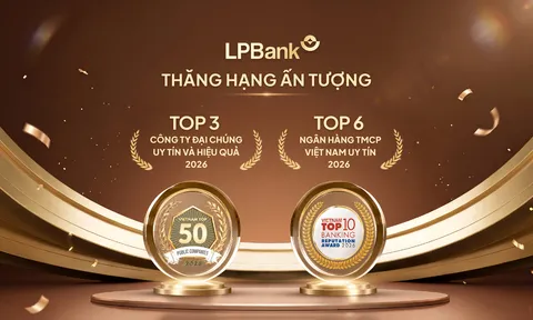 LPBank lập cú đúp thăng hạng, khẳng định vị thế ngân hàng tư nhân hàng đầu