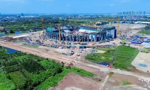 Lộ diện khán đài 60.000 chỗ ngồi của SVĐ lớn thứ 2 Việt Nam tại Hưng Yên
