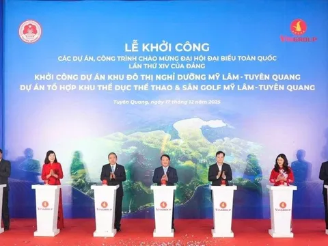 Vingroup khởi công cùng lúc 2 “siêu dự án” gần 650 ha tại Tuyên Quang