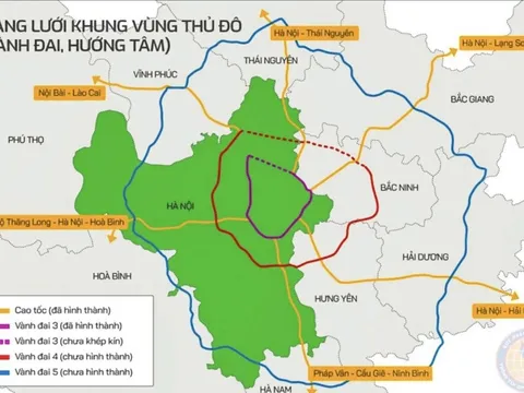 Đề xuất đầu tư gần 288.300 tỷ đồng làm Vành đai 5 - Vùng Thủ đô