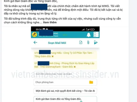 Lại thêm một tập đoàn bị nhân viên cũ "tố" !