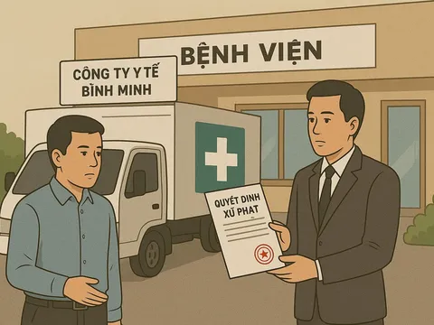 Y tế Bình Minh: Công ty chỉ có 3 lao động, vốn 10 tỷ nhưng từng trúng hơn 120 tỷ gói thầu y tế, gần đây bị xử phạt 1,2 triệu đồng vì vi phạm hợp đồng