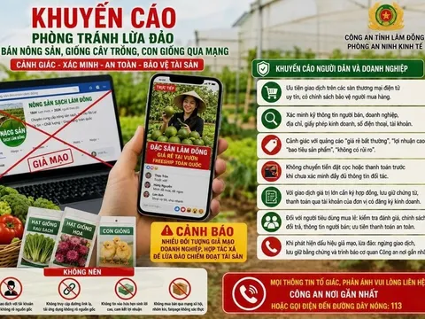 Giả mạo doanh nghiệp bán nông sản để lừa đảo, Công an phát cảnh báo khẩn