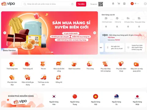 Việt Nam sắp đón thêm sàn thương mại điện tử xuyên biên giới: VIPO Mall gia nhập cuộc chơi