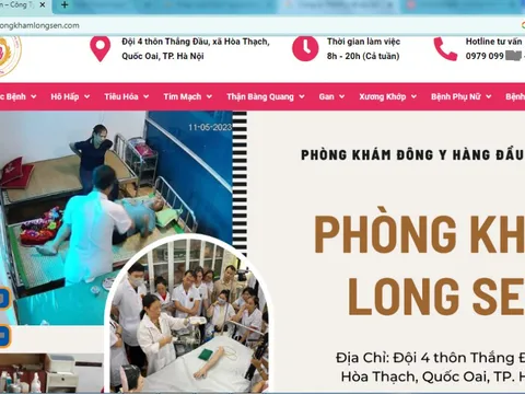 Hà Nội xử phạt mạnh tay Công ty TNHH Y tế Sức khỏe Sắc đẹp Toàn diện Long Sen 106 triệu đồng và tước giấy phép 4 tháng!