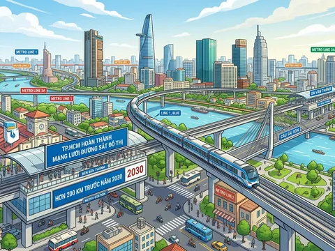 Bộ Chính trị giao TP.HCM bài toán chưa từng có: Phải vận hành 200 km metro trước năm 2030