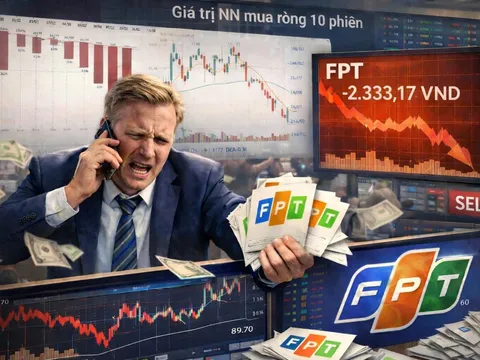 Một “ông lớn” bảo hiểm mạnh tay mua FPT giữa nhịp giảm sâu, tạm âm gần 5 tỷ đồng