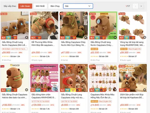 Trend bán hàng mới nè cả nhà: Capybara - Idol Mới Giúp Shop Online Hốt Bạc Tỉ!