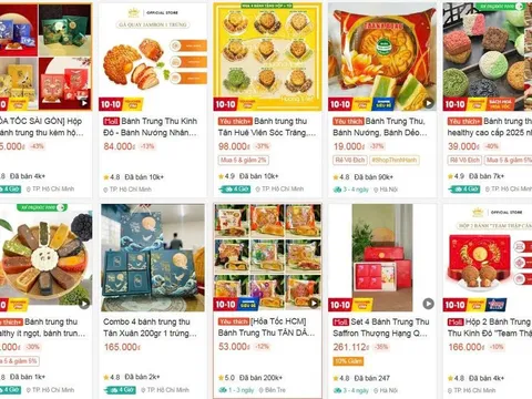 Người Việt chi hơn 50 tỷ đồng mua bánh trung thu online chỉ trong một tháng