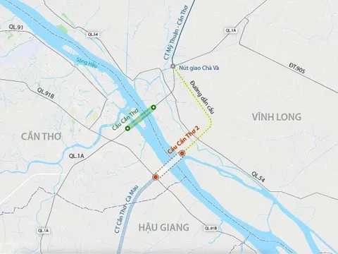 Đề xuất gần 30.000 tỷ đồng xây cầu Cần Thơ 2 kết hợp đường bộ – đường sắt