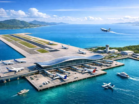 Lần đầu Việt Nam tính làm sân bay trên biển 9.200 tỷ