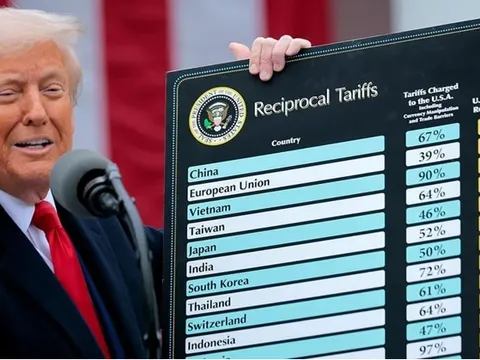 10 cú sốc kinh tế toàn cầu nóng nhất 2025: Từ thuế Trump → vàng 4.000 usd → bitcoin “sập hầm”