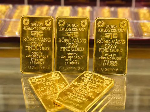 Giá vàng sáng 10/10: Sjc đứng yên ở mức 144,8 triệu đồng/lượng, vàng thế giới bật tăng mạnh!