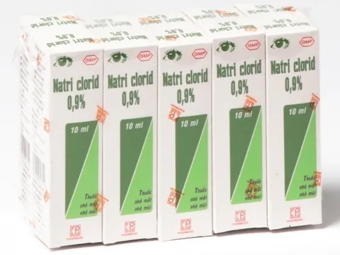 Cảnh báo: Thu hồi toàn quốc thuốc nhỏ mắt Natri clorid 0,9% của Pharmedic do lỗi chất lượng