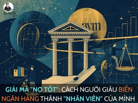 Giải mã "nợ tốt": Cách người giàu biến ngân hàng thành "nhân viên" của mình