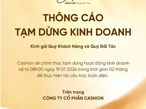 Cashion "đóng cửa" tạm thời để tái cấu trúc, chuyện gì đang xảy ra?