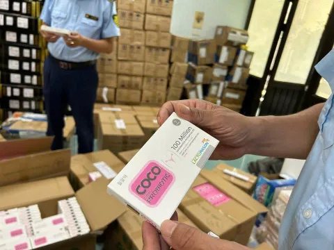 Phát hiện lô hàng phụ khoa giả trị giá hơn 1,4 tỷ đồng tại Hà Nội