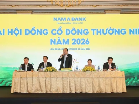 ĐHĐCĐ 2026: Nam A Bank thay HĐQT, đặt mục tiêu lãi 6.200 tỷ, lập ngân hàng con 100% vốn