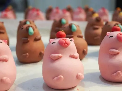 Bánh trung thu Capybara, Labubu “gây sốt” trước mùa Trung Thu