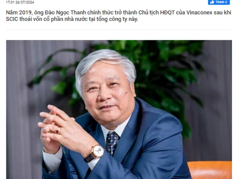 Tin hot đây! Chuyển giao quyền lực tại Vinaconex: Ông Đào Ngọc Thanh rút lui, ông Nguyễn Hữu Tới kế nhiệm?