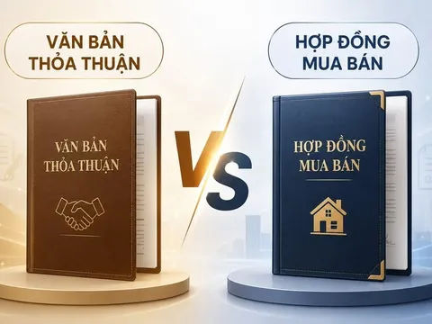 Sự khác biệt giữa văn bản thoả thuận và hợp đồng mua bán