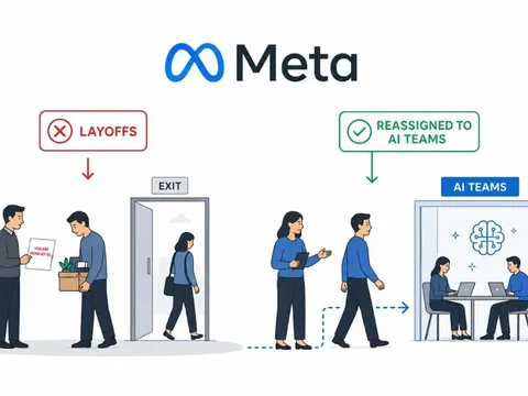 Meta sa thải 8.000 nhân sự vì AI, FPT lập tức phát thông báo "khẩn"