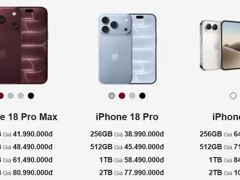 iPhone 18 Pro Max vừa mở đặt trước đã “cháy” suất giao sớm tại Việt Nam