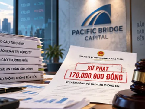Pacific Bridge Capital bị phạt 170 triệu: Chậm từ BCTC đến báo cáo phòng chống rửa tiền