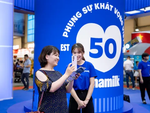 Hành trình “50 năm phụng sự khát vọng Việt” được Vinamilk kể lại tại triển lãm chuyên ngành sữa 2026